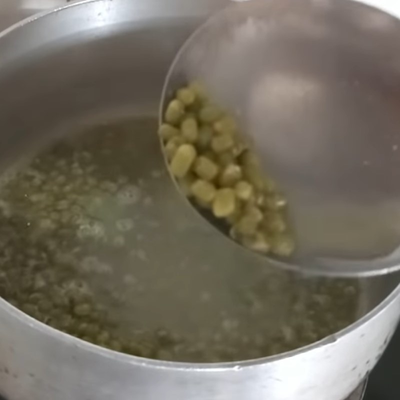 Cách làm kem đậu xanh sữa dừa 2