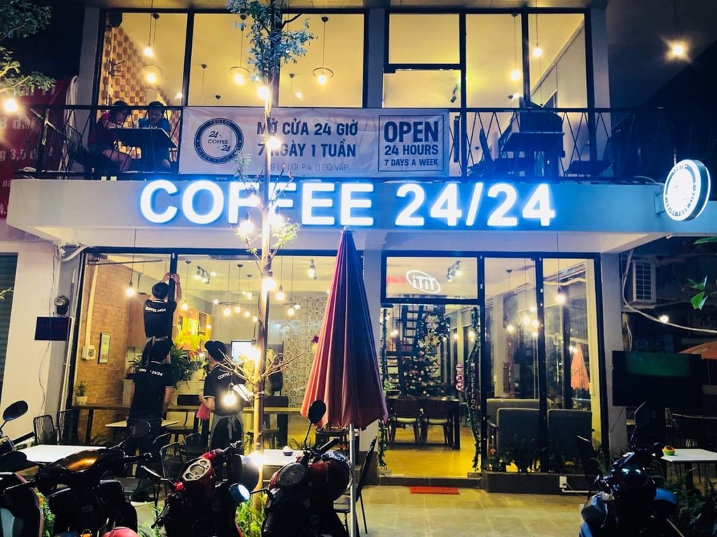 mô hình kinh doanh quán cafe 7