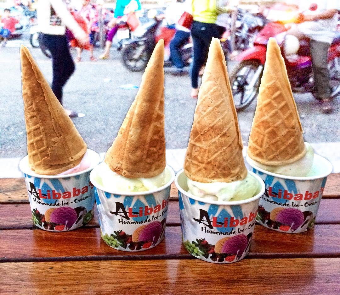 TIệm kem dừa Vũng Tàu