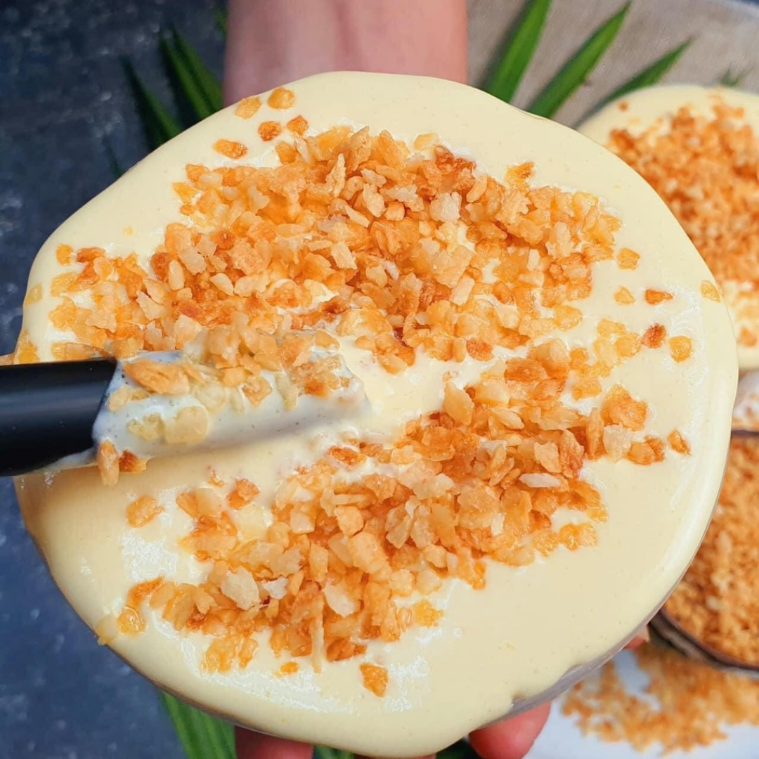 Cách làm kem dừa nướng