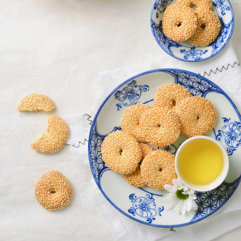 Bánh vừng cũng là một trong các loại bánh ngọt dễ làm không cần lò nướng