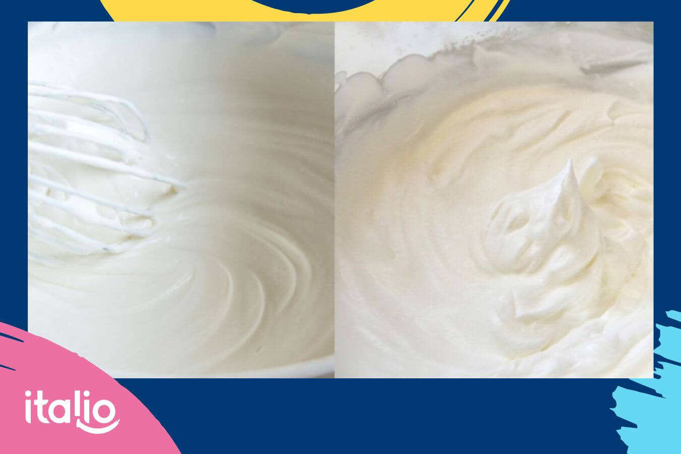 Trộn đều hai nguyên liệu gồm whipping cream và sữa tươi 