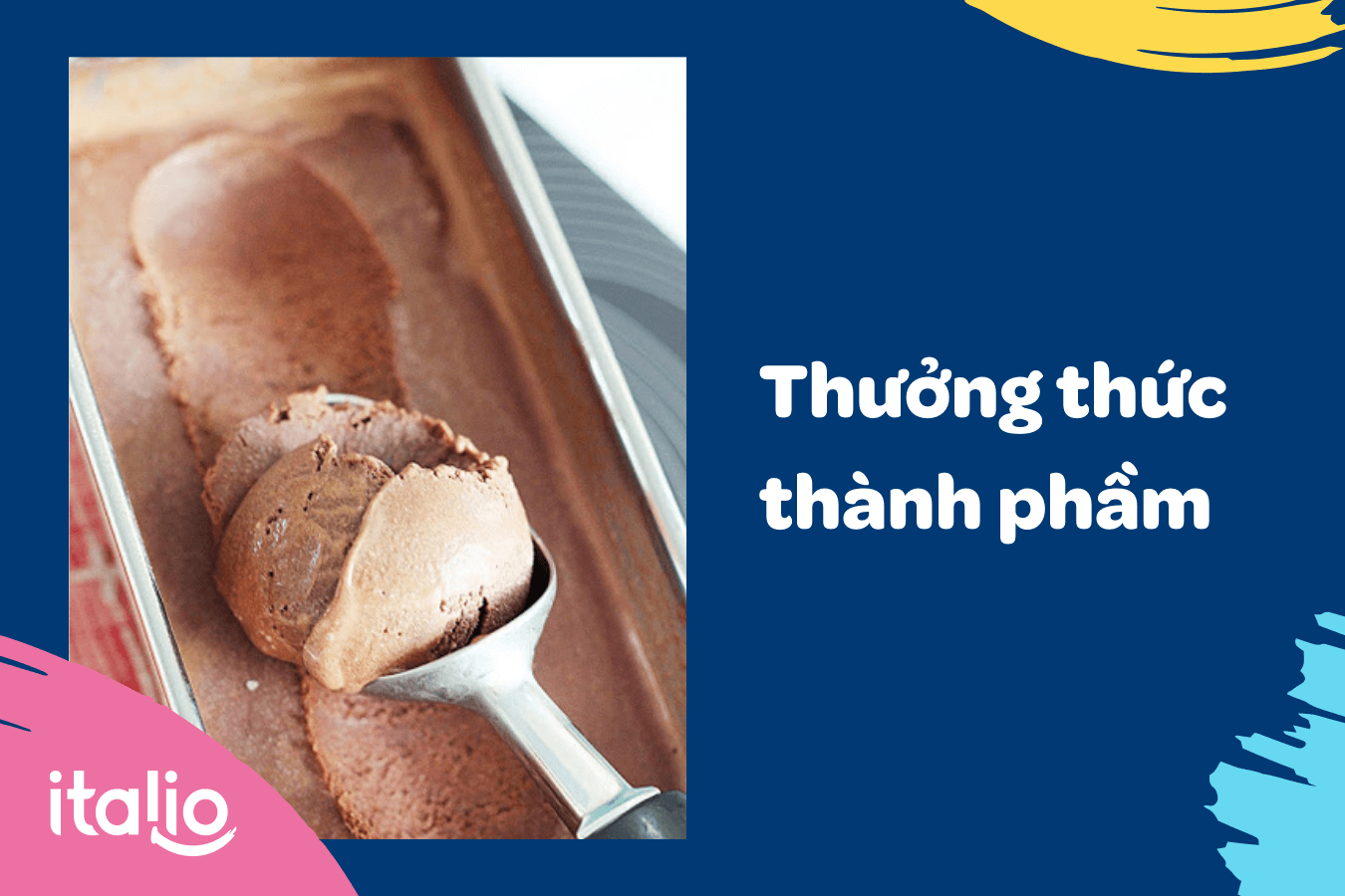 Bước 4 - Thành phẩm kem milo trứng sữa ngon