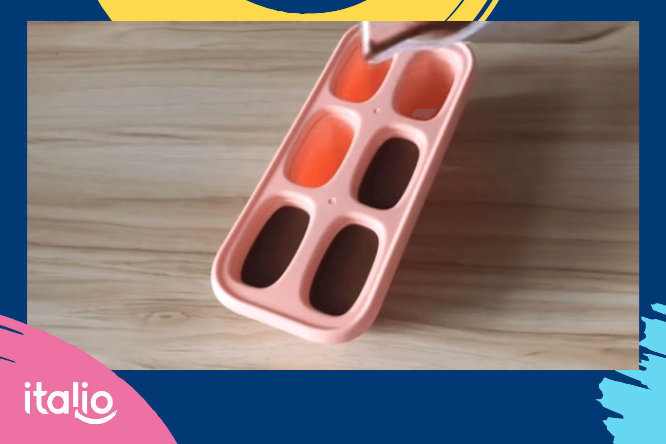 Cho kem milo vào khuôn