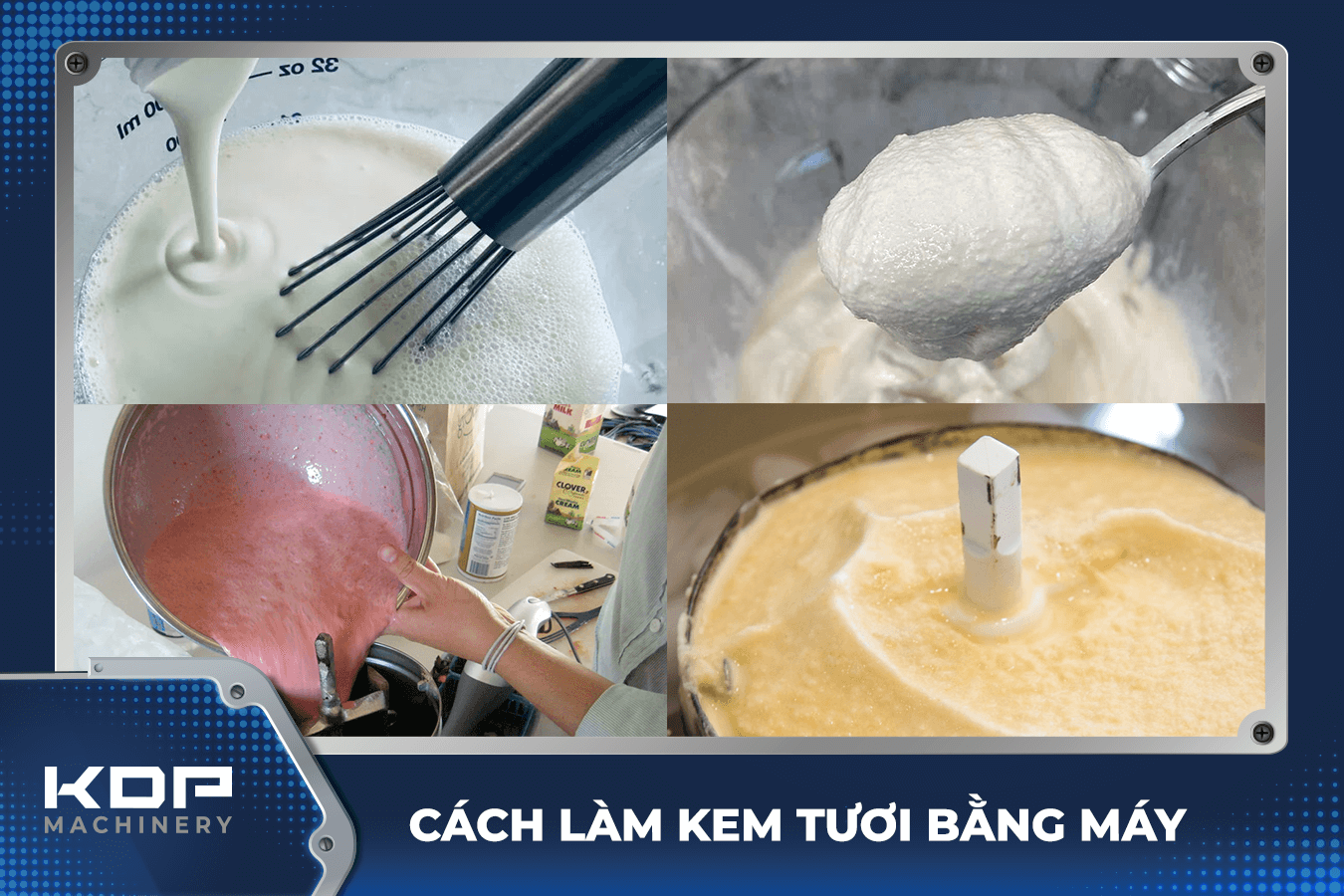 Cách làm kem tươi bằng máy tại nhà chỉ trong 30 phút 5 Sử dụng bột làm kem tươi giúp bạn tiết kiệm thời gian và công sức khi làm kem bằng máy