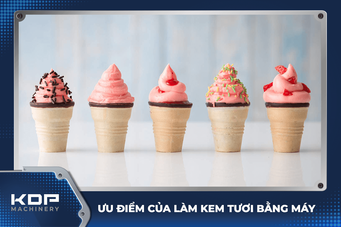 Cách làm kem tươi bằng máy tại nhà chỉ trong 30 phút 1 Máy làm kem tươi giúp bạn tạo ra kem tươi mềm mịn nhanh chóng và đơn giản