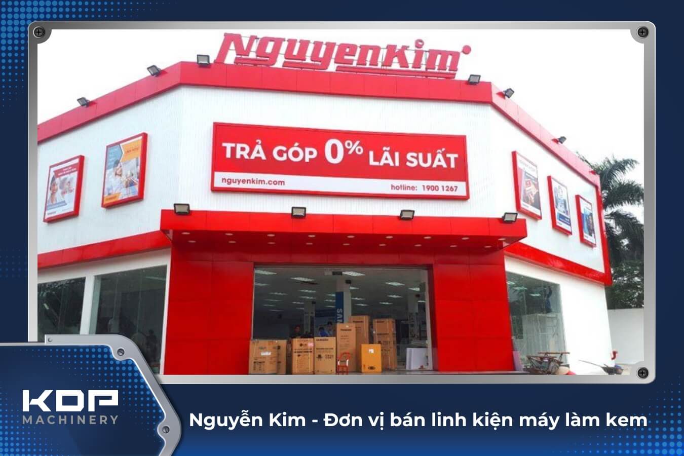 Mua linh kiện máy làm kem tươi tại siêu thị điện máy Nguyễn Kim