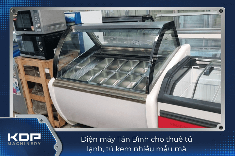 Điện máy Tân Bình cho thuê tủ lạnh, tủ kem nhiều mẫu mã