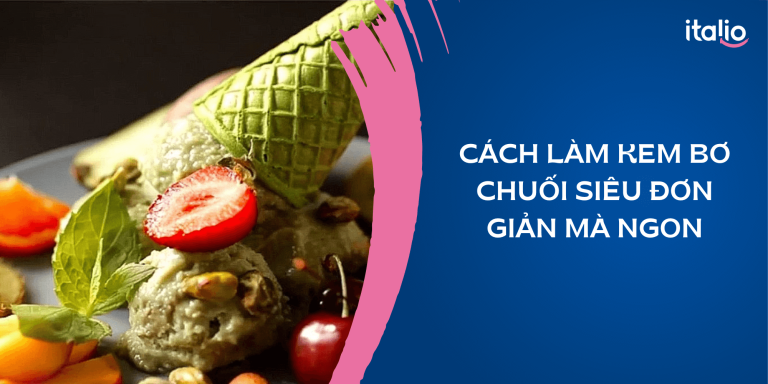 cách làm kem bơ chuối