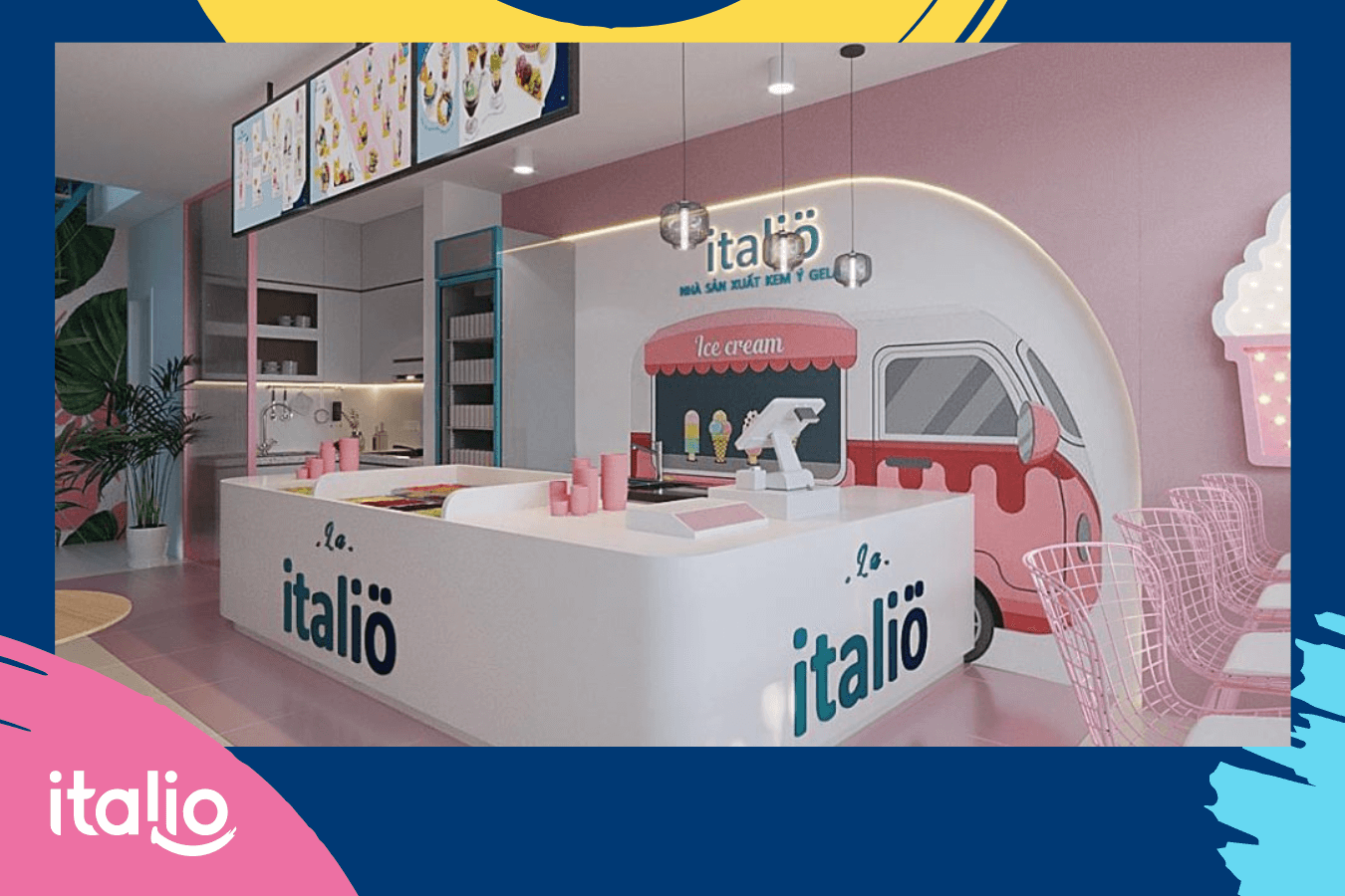 Italio - Nhà phân phối kem gelato giá sỉ uy tín