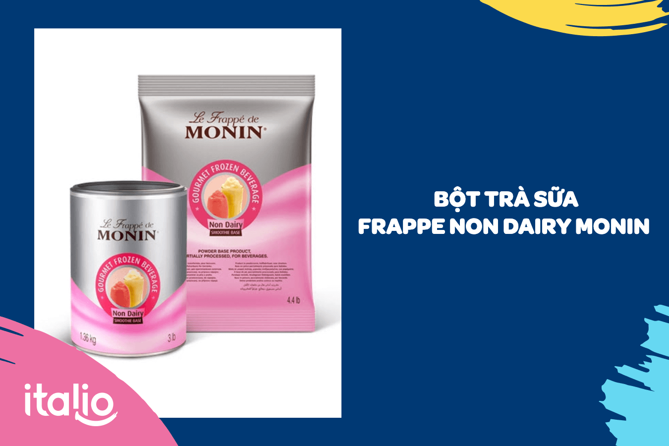 Bột kem làm trà sữa Frappe Non Dairy Monin