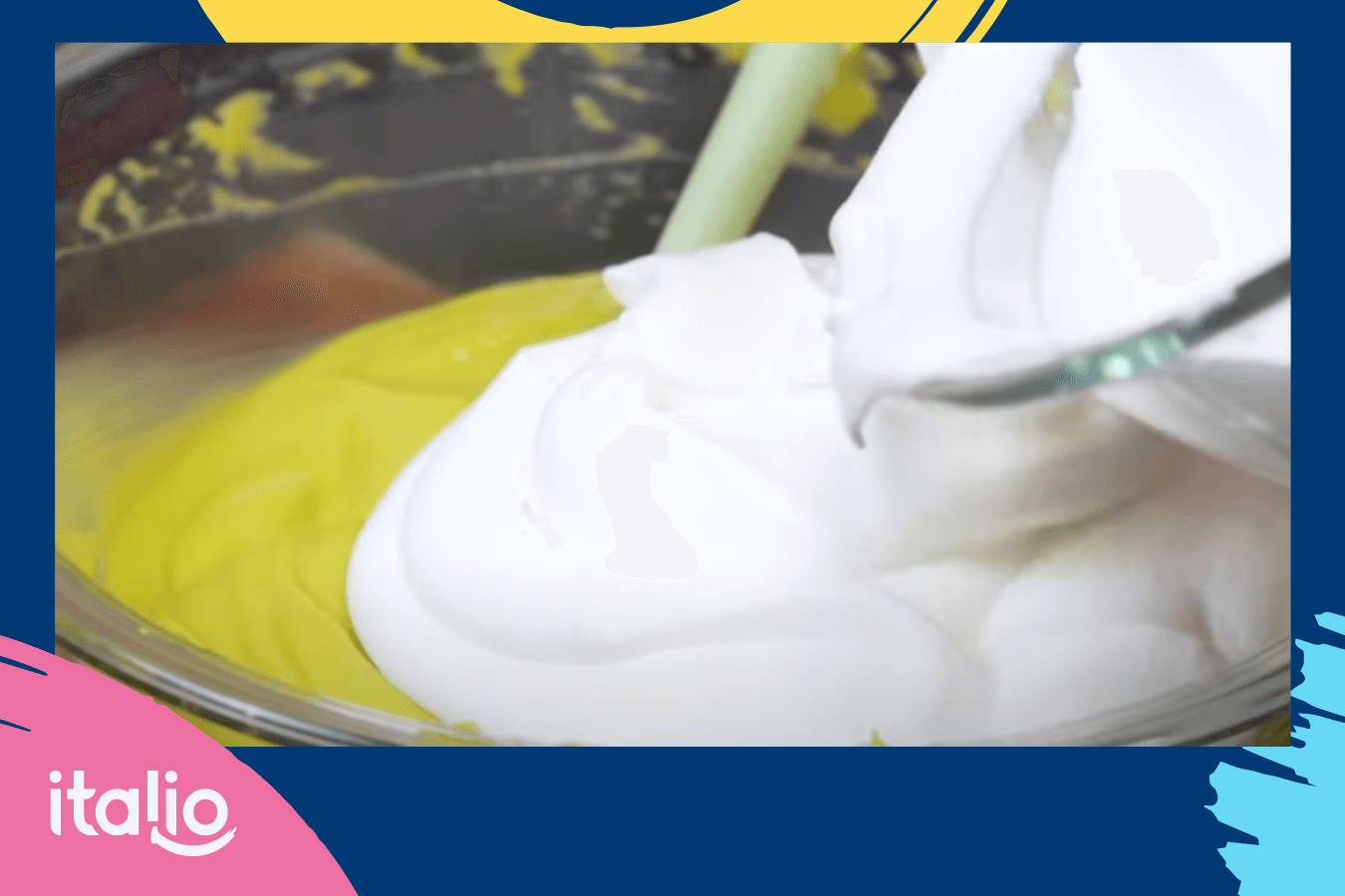 Trộn bơ với whipping cream