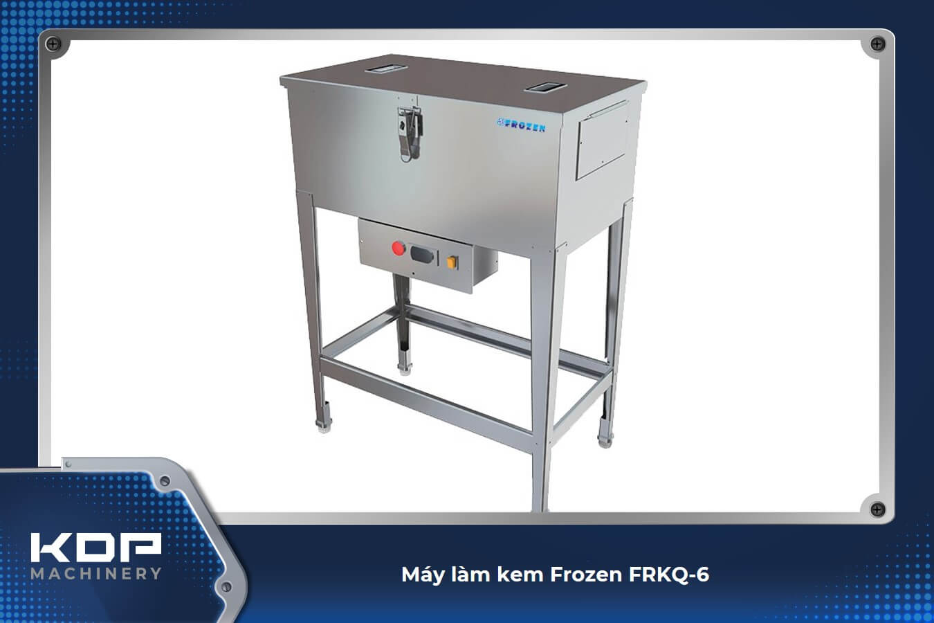 Ngoại hình tối giản của máy Frozen FRKQ-6