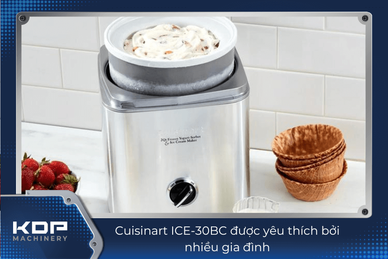 Cuisinart ICE-30BC được yêu thích bởi nhiều gia đình