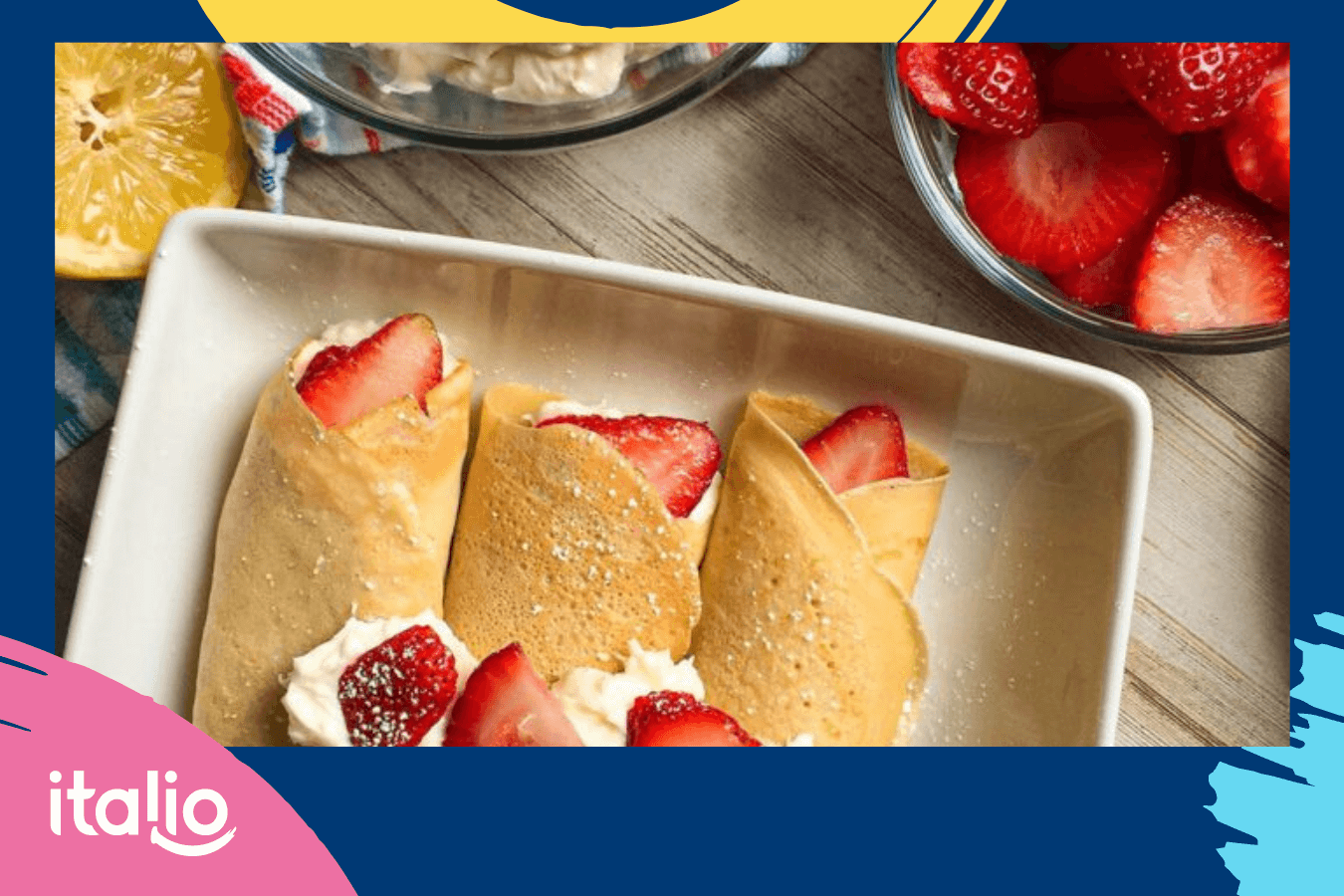 Thưởng thức bánh crepe kem tươi