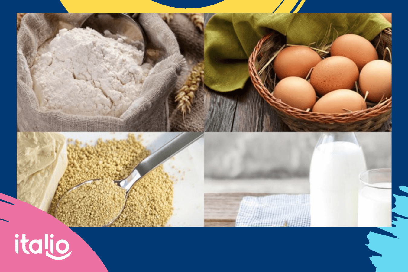 Nguyên liệu làm bánh rán nhân su kem